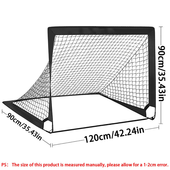 Pop-up Football Goal for Garden — Portable Kids Soccer Net for Training & Backyard Play