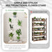 Iron Plant Stand – 4/5/6-Tier Flowerpot Organiser, Black or White
