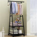 Multifunctional Move Coat Rack Stand – Simple Plastic Clothes Hanger for Porch, Bedroom, Corridor, Dormitory