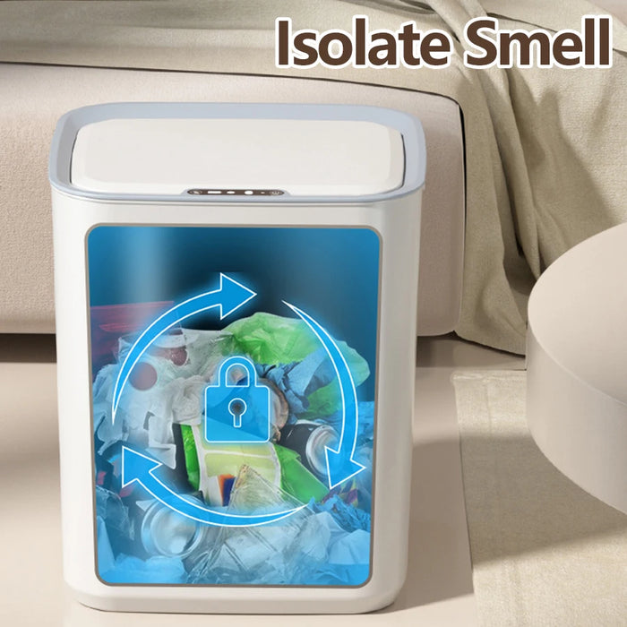 22L Smart Induction Bin — Automatic Sensor, Battery-Powered