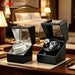 PU Watch Winder for Automatic Watches — 1 or 2 Watch Options, Two Rotation Modes