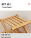Bamboo Installation-Free Shoe Rack — 2 to 6 Tier Foldable Storage Shelf