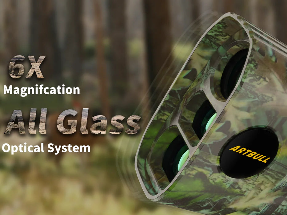Camouflage Rechargeable Laser Rangefinder for Hunting, Golf and Outdoor – 5 Modes