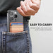 Carbon-fibre Texture MagSafe Wallet Card Holder for iPhone 12–17 (incl. Pro Max)