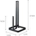Portable Metal Paper Towel & Napkin Holder for Kitchen & Bathroom — Modern Minimalist