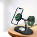 30W 3-in-1 Magnetic Wireless Charger Stand — Fast Charge for iPhone 12–17, Apple Watch (Series 2–8 & SE) & AirPods