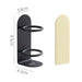 Adhesive Wall-Mounted Electric Toothbrush Holder — Steel, No-Drill