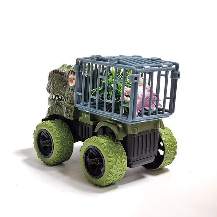 T‑Rex Inertia Dinosaur Truck with Dino Figure – Inertial Monster Truck Toy for Toddlers