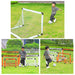 Foldable Kids Football Goal with Ball, Pump & Ground Pegs