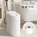 7L/9L Two‑way Sensor Bin with Lid — Battery‑powered, Wall‑mount or Freestanding Narrow‑slit Bin