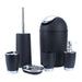 Bathroom Accessory Set – Resin Soap Dish, Dispenser, Tumbler & Toothbrush Holder