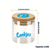 Glass Storage Jar with Airtight Bamboo Lid — 6.5 × 8 cm