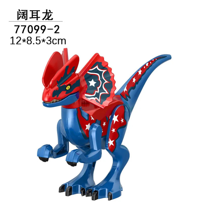 Tyrannosaurus Rex Building Block Figure — Jurassic Dinosaur Brick Toy (LEGO-compatible, 1pc)