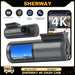 4K Wi‑Fi GPS Dash Cam — Mini Front DVR with 24‑Hour Parking Mode & G‑Sensor