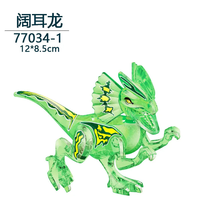 Tyrannosaurus Rex Building Block Figure — Jurassic Dinosaur Brick Toy (LEGO-compatible, 1pc)