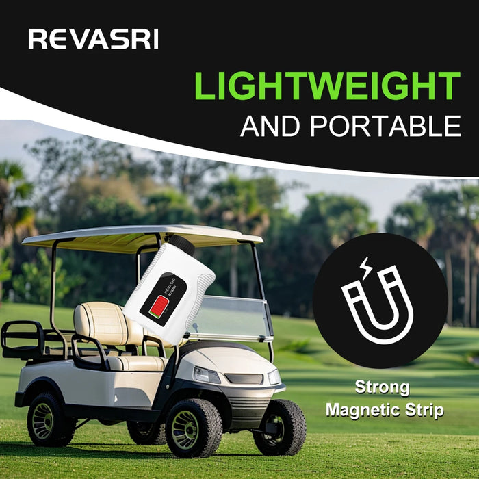 Golf Laser Rangefinder — Slope Compensation, Flag‑Lock & Vibration, 6× Magnification