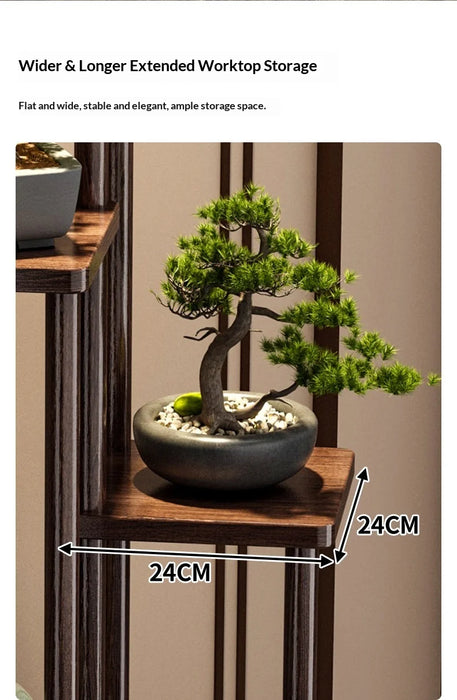Multi-tier Step Plant Stand – 4- or 5-tier Plastic Pot Rack