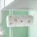 Under-Cabinet Paper Roll Holder – No‑Drill Towel & Cling Film Rack (White/Black)