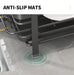 Expandable Dish Drainer with Drainboard — Rustproof Counter Organiser (Black, White, Pink)