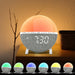 Wake-up Light Sunrise Alarm Clock — Colour Mood Lamp with Natural Sounds