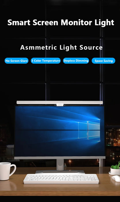 50cm Monitor Light Bar — USB Screen-Hanging Desk Lamp with Stepless Dimming