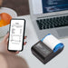 Portable Mini 2-inch Thermal Receipt Printer — Bluetooth & USB, 58mm for Restaurants & Retail