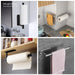 Stainless Steel Paper Towel Holder – Adhesive or Screw-Fix Wall & Cabinet Mount