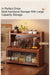 Bamboo 3-Tier Cup & Glass Organiser Shelf – Countertop Storage for Mugs & Small Spaces