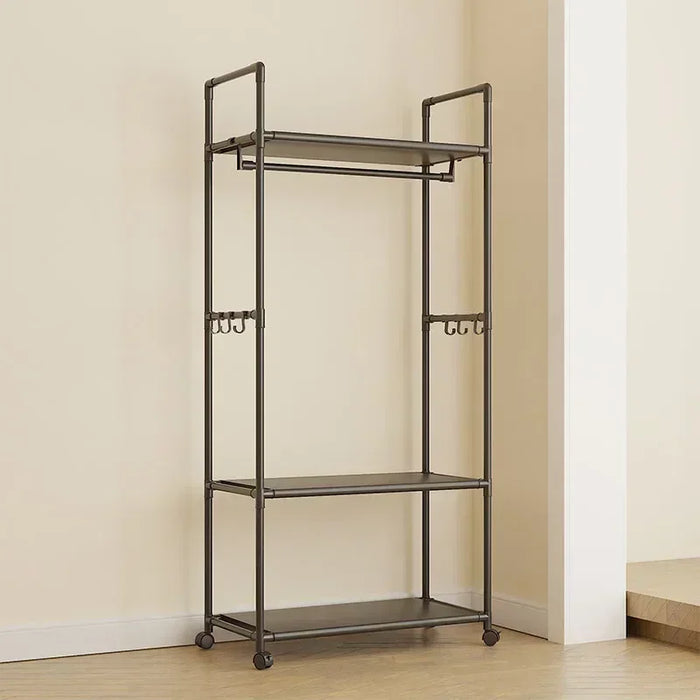 Multi‑functional Coat Rack — Space‑saving Hanger with Multi-layer Storage Shelf