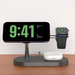 3-in-1 Magnetic Wireless Charger Stand for iPhone 12–17, Apple Watch Series 4–10 & AirPods (Qi)