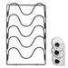 5-Tier Wall-Mounted Pot Lid Rack — Stainless Steel, Foldable, Space-Saving