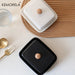 Ceramic Rectangular Butter Dish with Sealable Lid — Cheese Storage, White or Black
