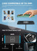 15W Qi Wireless Car Charger Pad with USB — QC3.0 Input, Compatible with iPhone 11–16 & Qi Devices