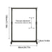 Telescopic Heavy-Duty Metal Clothes Rack on Wheels — Adjustable Garment & Drying Rack