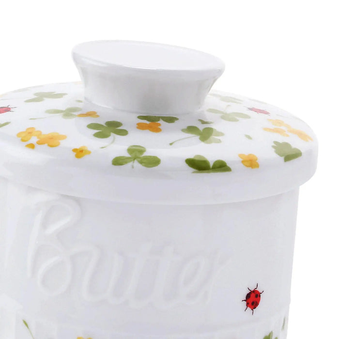 Ceramic Butter Crock with Lid — Keeps Butter Fresh & Spreadable, 10×10×11cm
