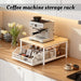 Multi-Purpose Coffee Station Organiser with Drawer & Shelves for Capsules, Cups and Snacks