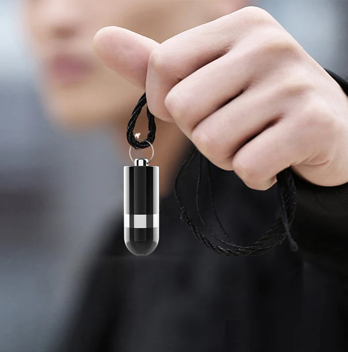 Mini Voice-Activated Digital Recorder – WAV Dictaphone, Keychain Size