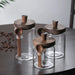 Glass Food Storage Jars with Wooden Lids & Scoop — Airtight Sealed Canisters for Sugar, Coffee, Candy