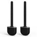 Wall-Mounted Silicone Toilet Brush Set — Easy Install, Long Handle with Portable Holder