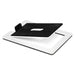 Desktop Speaker Stands — Carbon Steel 2‑Pack for Improved Stereo Sound & Shock Absorption