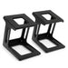 Desktop Speaker Stands — Carbon Steel 2‑Pack for Improved Stereo Sound & Vibration Reduction
