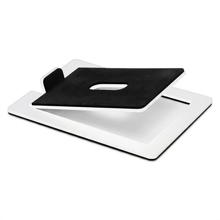 Desktop Speaker Stand (Single) — Carbon Steel Base for Laptop & Desktop Speakers, Shock-Absorbing