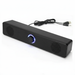 2.1 Channel Wired Soundbar with Subwoofer for PC/TV/Laptop – Aux & USB, Optional Bluetooth