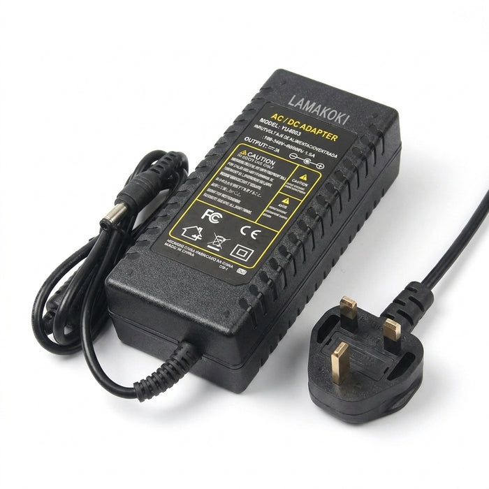 48V 3A DC Power Supply 144W AC/DC Adapter for PoE CCTV, IP Cameras & NVR