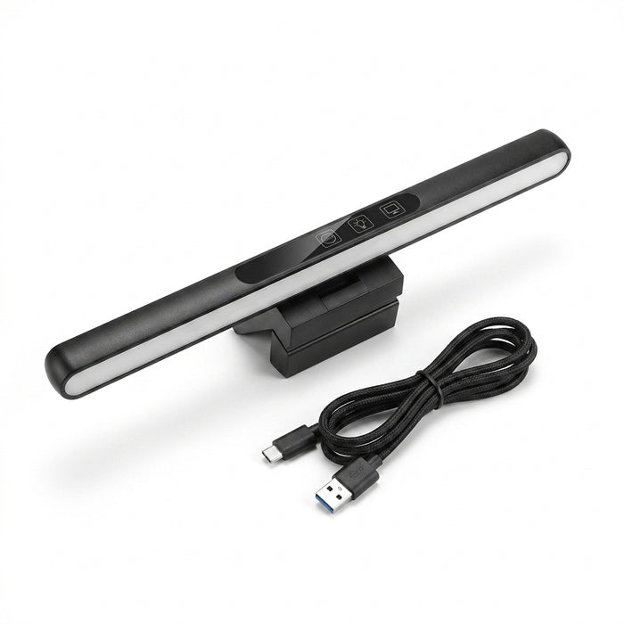 LED Monitor Light Bar — Dimmable 3‑Colour Reading Lamp