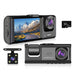 Dash Cam 1080p Full HD with IR Night Vision, 2-inch IPS Screen — 2- or 3-Camera DVR