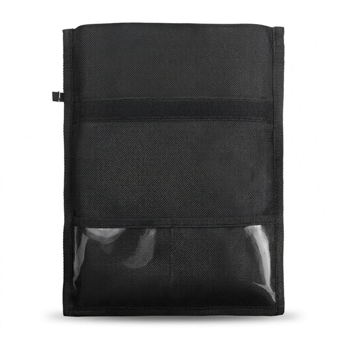 RFID Blocking Faraday Pouch – Anti‑Tracking Phone, Card & Key Shield, Large Wallet Case, Black