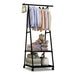 Multifunctional Movable Coat Rack Stand – Simple Plastic Clothes Hanger for Porch, Bedroom, Corridor, Dormitory