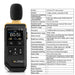 FDM-02 Digital Noise Meter — 30–130 dB A/C-weighted Handheld Decibel Meter