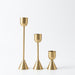 Gold Metal Candle Holder — Aluminium Candlestick for Tables & Events